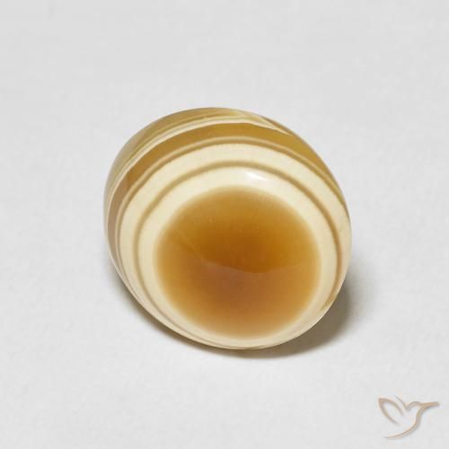 Agata Multicolore naturale da 6.30 ct, Ovale, Opaco