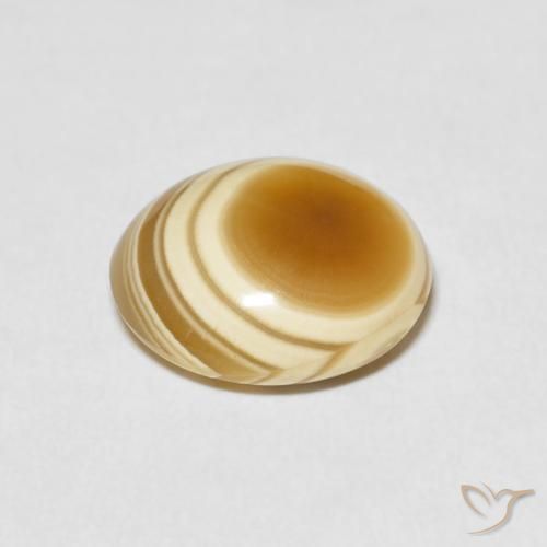 Agata Multicolore naturale da 6.30 ct, Ovale, Opaco