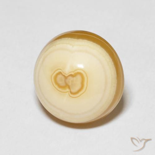 Agata Multicolore naturale da 12.10 ct, Rotondo, Opaco