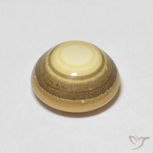 Agata Multicolore naturale da 10.03 ct, Rotondo, Opaco