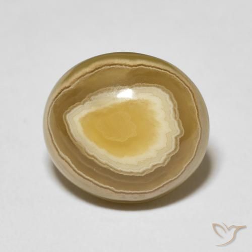 11.55ct Naturale Multicolore Agata, Ovale, Opaco