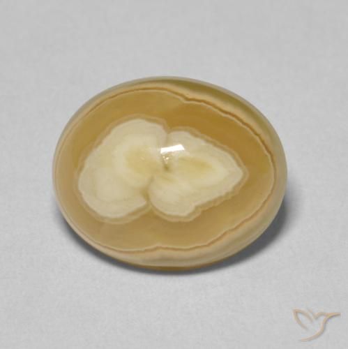 Agata Multicolore naturale da 6.49 ct, Ovale, Opaco