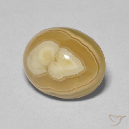Agata Multicolore naturale da 6.49 ct, Ovale, Opaco