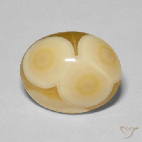 12.11ct Naturale Multicolore Agata, Ovale, Opaco