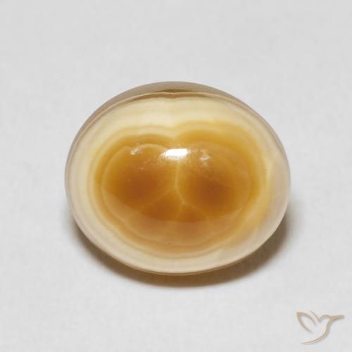 6.50ct Naturale Multicolore Agata, Ovale, Opaco