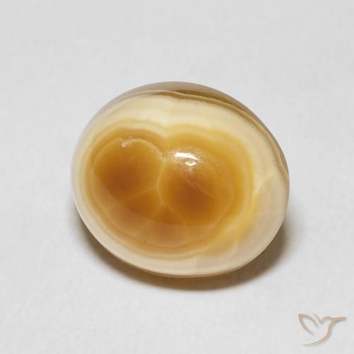 Agata Multicolore naturale da 6.50 ct, Ovale, Opaco
