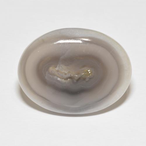 27.92ct Naturale Bianco Agata, Ovale, Opaco