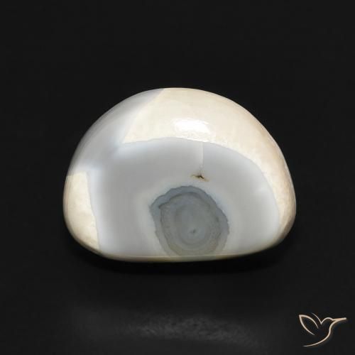 6.67ct Naturale Multicolore Bianco Agata, Taglio a fantasia, Opaco