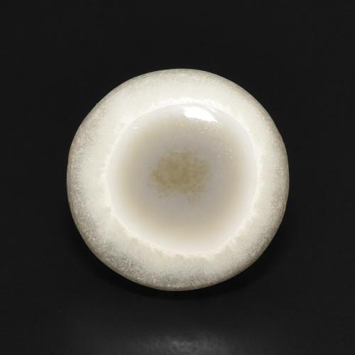 6.31ct Naturale Multicolore Bianco Agata, Rotondo, Opaco