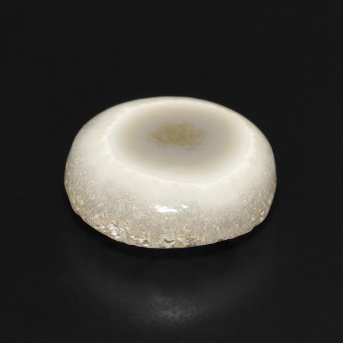 Agata Multicolore Bianco naturale da 6.31 ct, Rotondo, Opaco