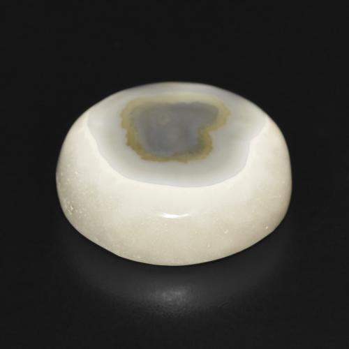 Agata Multicolore Bianco naturale da 15.97 ct, Rotondo, Opaco