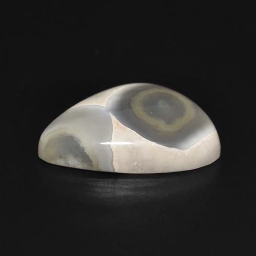 Agata Multicolore Bianco naturale da 11.86 ct, Taglio a fantasia, Opaco
