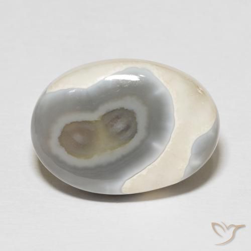 14.42ct Naturale Multicolore Agata, Ovale, Opaco