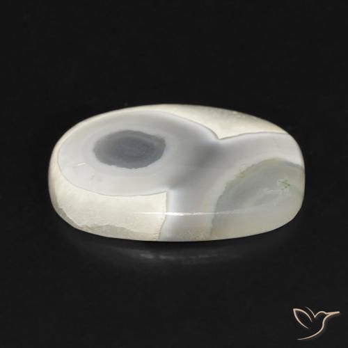 Agata Multicolore Bianco naturale da 8.05 ct, Cuscino, Opaco