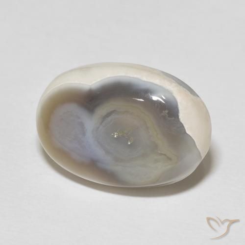 Agata Multicolore naturale da 11.46 ct, Ovale, Opaco