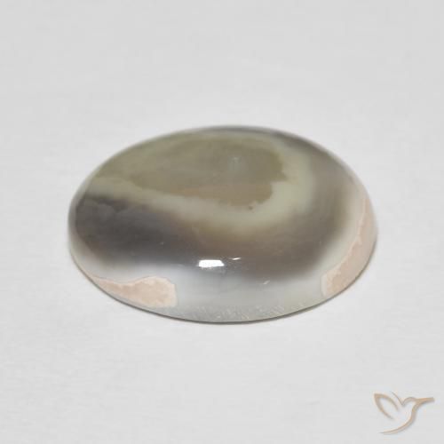 Agata Multicolore naturale da 11.77 ct, Ovale, Opaco