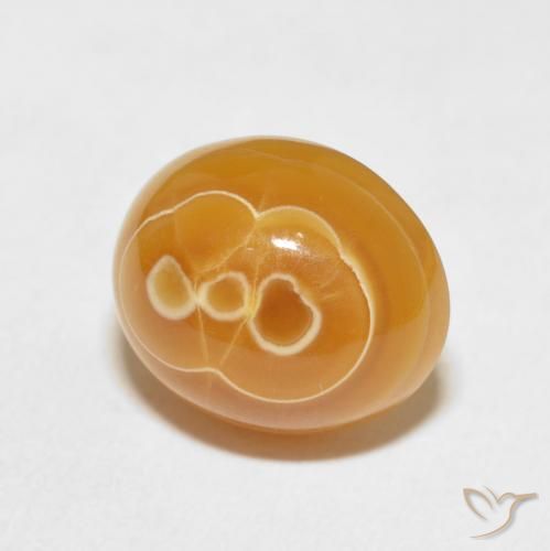 Agata Multicolore naturale da 7.67 ct, Ovale, Opaco