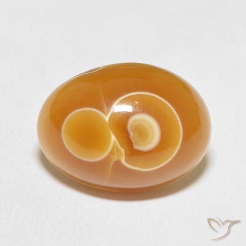 Agata Multicolore naturale da 11.58 ct, Ovale, Opaco