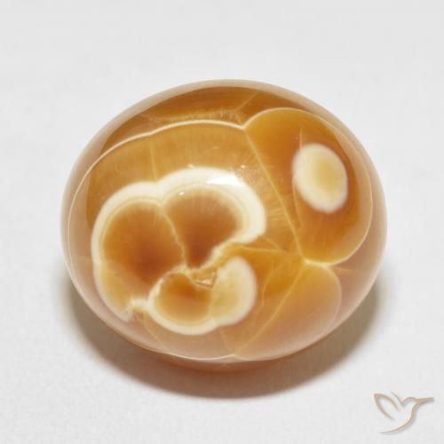 24.26ct Naturale Multicolore Agata, Ovale, Opaco