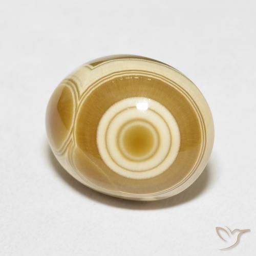 Agata Multicolore naturale da 11.77 ct, Ovale, Opaco