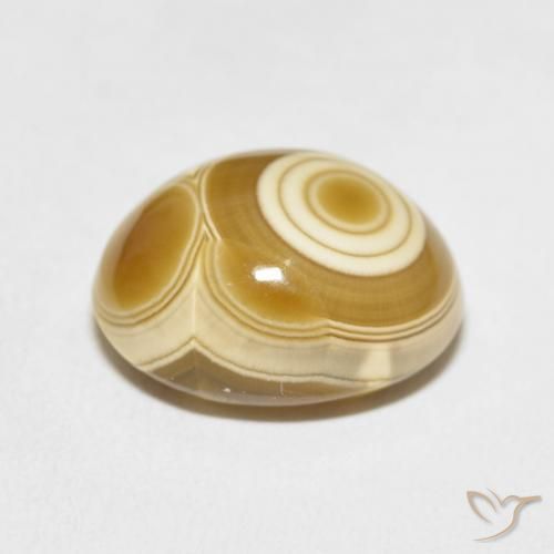 Agata Multicolore naturale da 11.77 ct, Ovale, Opaco