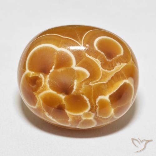 45.93ct Naturale Multicolore Agata, Ovale, Opaco