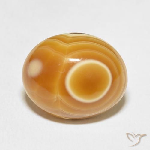 10.98ct Naturale Multicolore Agata, Ovale, Opaco