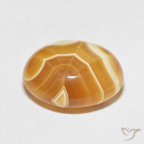 Agata Multicolore naturale da 16.00 ct, Ovale, Opaco