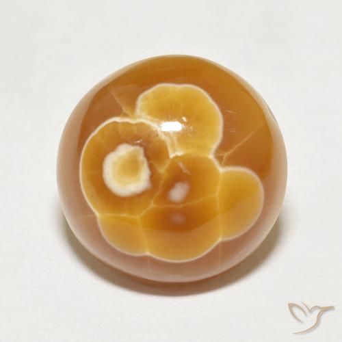 16.88ct Naturale Multicolore Agata, Rotondo, Opaco