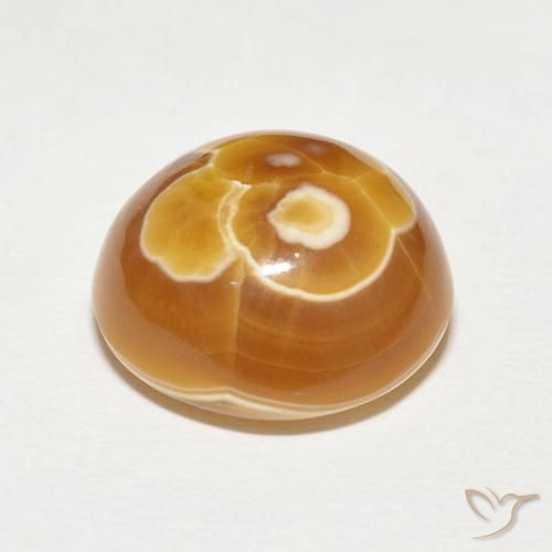 Agata Multicolore naturale da 16.88 ct, Rotondo, Opaco