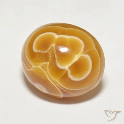 Agata Multicolore naturale da 14.32 ct, Ovale, Opaco