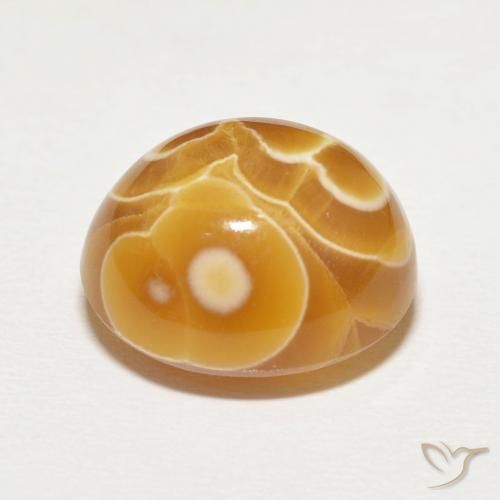 Agata Multicolore naturale da 14.32 ct, Ovale, Opaco