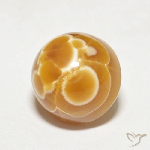 Agata Multicolore naturale da 12.87 ct, Rotondo, Opaco