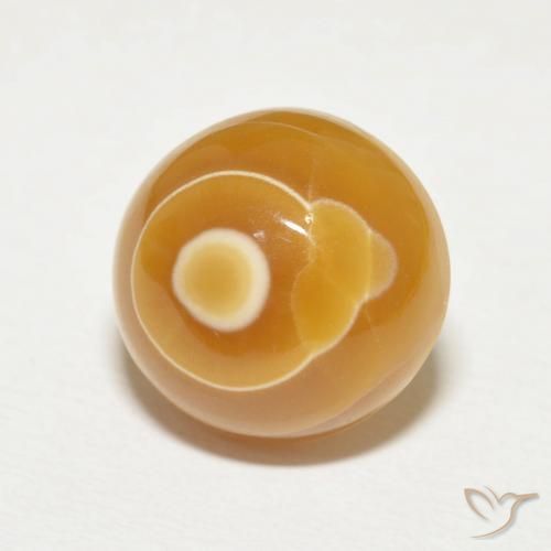 Agata Multicolore naturale da 10.42 ct, Rotondo, Opaco