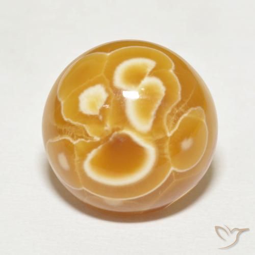 18.21ct Naturale Multicolore Agata, Rotondo, Opaco