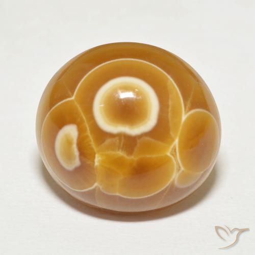 24.27ct Naturale Multicolore Agata, Rotondo, Opaco