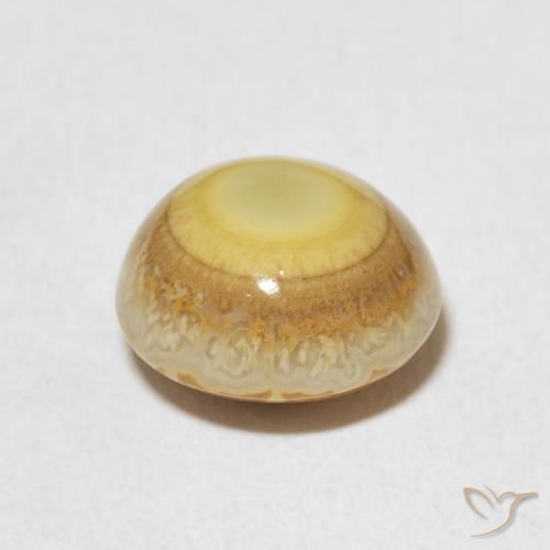 Agata Multicolore naturale da 4.88 ct, Rotondo, Opaco