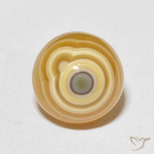 9.53ct Naturale Multicolore Agata, Rotondo, Opaco