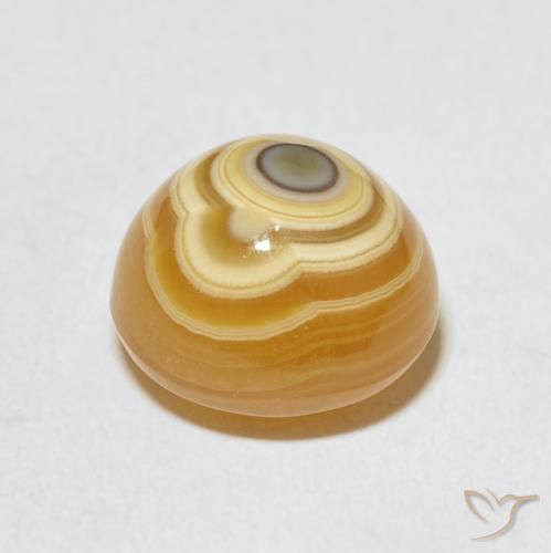 Agata Multicolore naturale da 9.53 ct, Rotondo, Opaco
