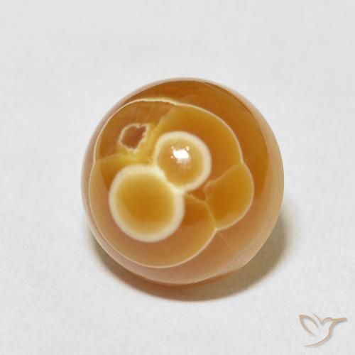 Agata Multicolore naturale da 12.96 ct, Rotondo, Opaco