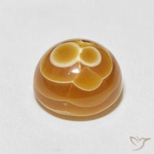 Agata Multicolore naturale da 12.96 ct, Rotondo, Opaco