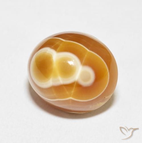 Agata Multicolore naturale da 13.40 ct, Ovale, Opaco