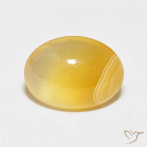6.64ct Naturale Multicolore Agata, Ovale, Traslucido