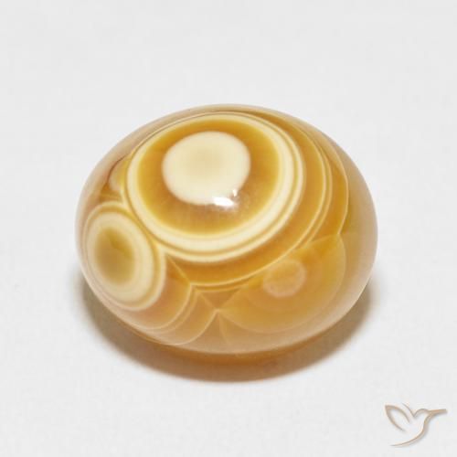 16.20ct Naturale Multicolore Agata, Ovale, Opaco