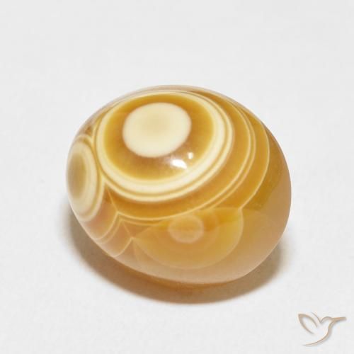 Agata Multicolore naturale da 16.20 ct, Ovale, Opaco