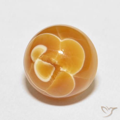 Agata Multicolore naturale da 12.69 ct, Rotondo, Opaco