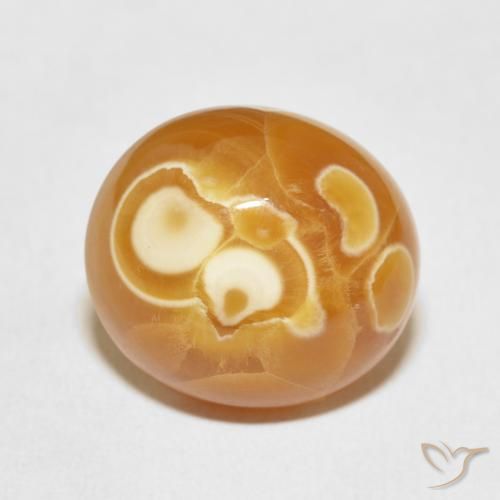 17.46ct Naturale Multicolore Agata, Ovale, Opaco