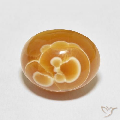 17.47ct Naturale Multicolore Agata, Ovale, Opaco