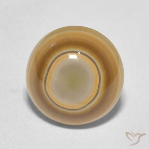 4.89ct Naturale Multicolore Agata, Rotondo, Opaco