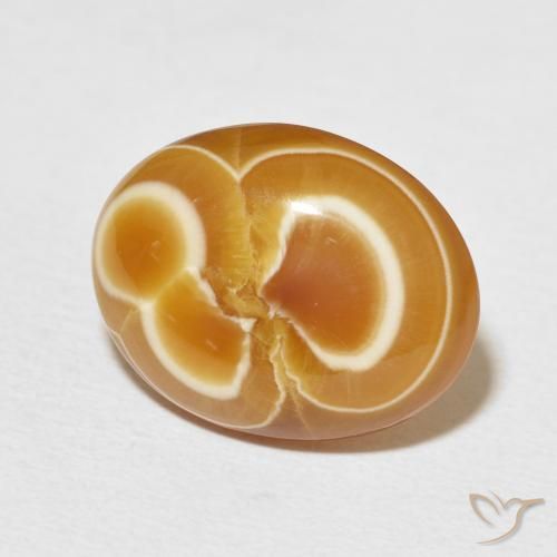 Agata Multicolore naturale da 11.32 ct, Ovale, Opaco